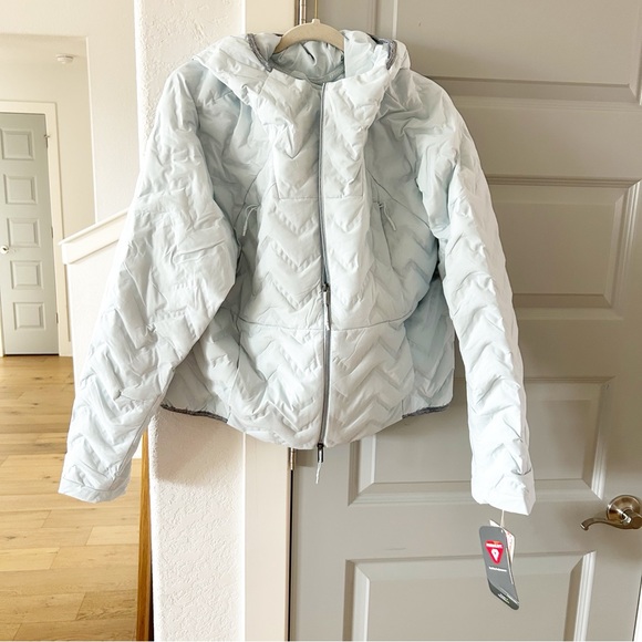 NWT Free People Gettin Lost Packable Puffer Jacket Coat Arctic Snow - Picture 3 of 5